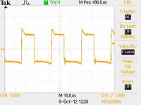 На затворе IGBT